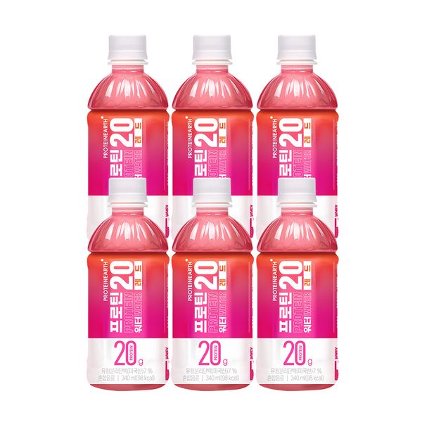 Protein Us Protein 20 Water Red, 24 Packs, 340ml