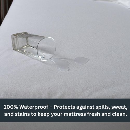 Home Signature - Zippered Waterproof Mattress Protector – 6-Sided Encasement, Bed Bug & Dust Mite Proof, 12” Deep Cover for Full Protection (King)