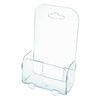 Deflecto 51601 Foldem-up clear leaflet pockets, 6/pk