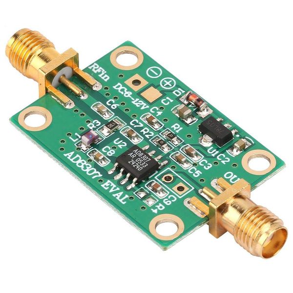 AD8307 RF Detector Module Power Meter Logarithmic Detector RRSI Measuring Power Meter Logarithmic Testing Detector 0.1-600M -75~+15dBm Module Module ad8307