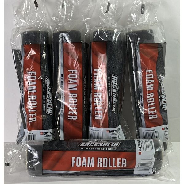 Rust-Oleum  RockSolid Foam Roller 45210, 9-In. Lot Of 5 Brand New In Packing