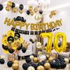 Large Size Number Balloons (Gold, 70)
