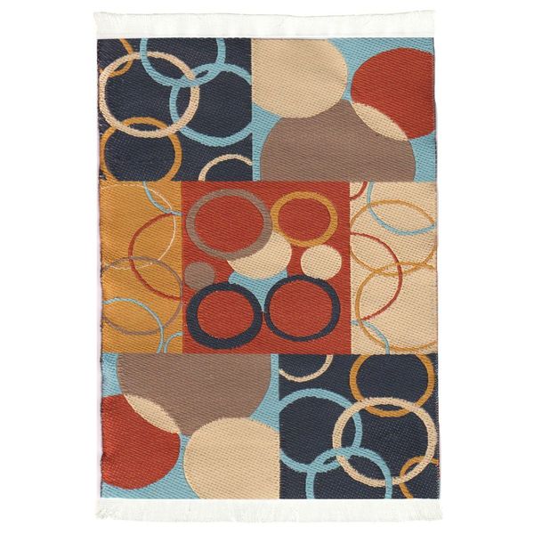 MyTinyWorld Dolls House Art Deco Small Rectangular Carpet/Rug (ADNSR26)
