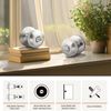 GOBEKOR 1 Pack Privacy Door Knobs Interior Brushed Nickel Bedroom Door Knobs Stainless Steel Door Handles Interior Door Knobs with Lock