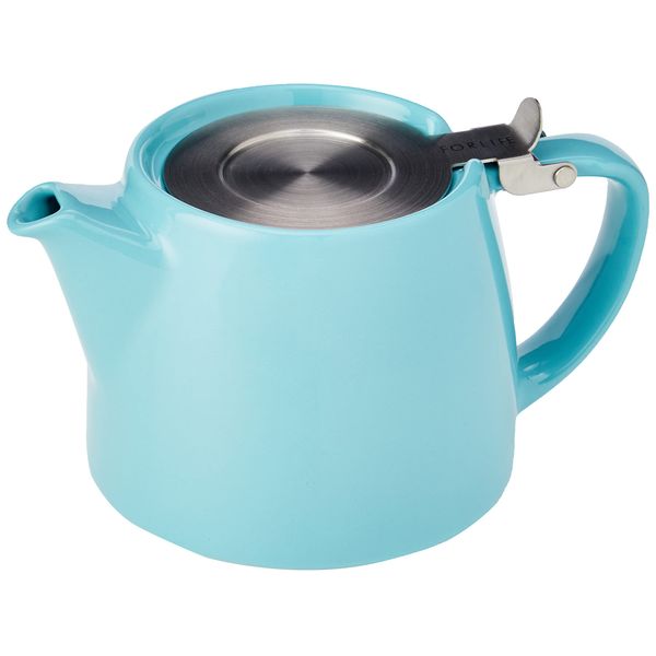 Forlife Stump Teapot 530 mL, Turquoise