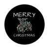 Merry Christmas Bicycle Lights Festive Fun PopSockets Standard PopGrip