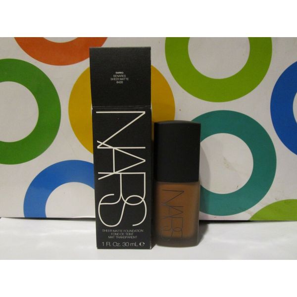 NARS ~ SHEER MATTE FOUNDATION ~ # 6420 DARK # 3 BENARES  ~ 1 OZ BOXED