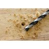 Fisch 1200635 FSF-003847 Chrome Vanadium Brad Point Drill Bit, 1/4-Inch