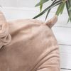 Pug Soft Fabric Dog Doorstop (Beige)