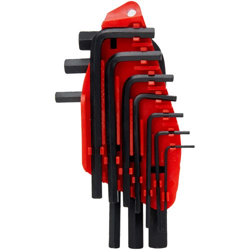 Rolson 40352 10 pc 1.5 -10 mm Hex Key Set