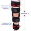 Hinged ROM Knee Brace Post Op Knee Support Adjustable Knee Immobilizer with Side