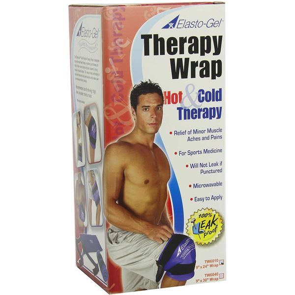 Elasto Gel, Hot/Cold Wrap, 9 X 24, (2 Pack)Q