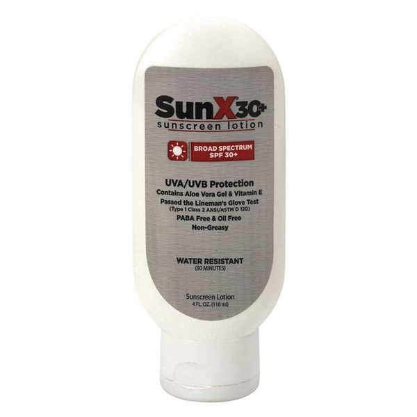 Sunscreen Lotion, Bottle, 4 oz.