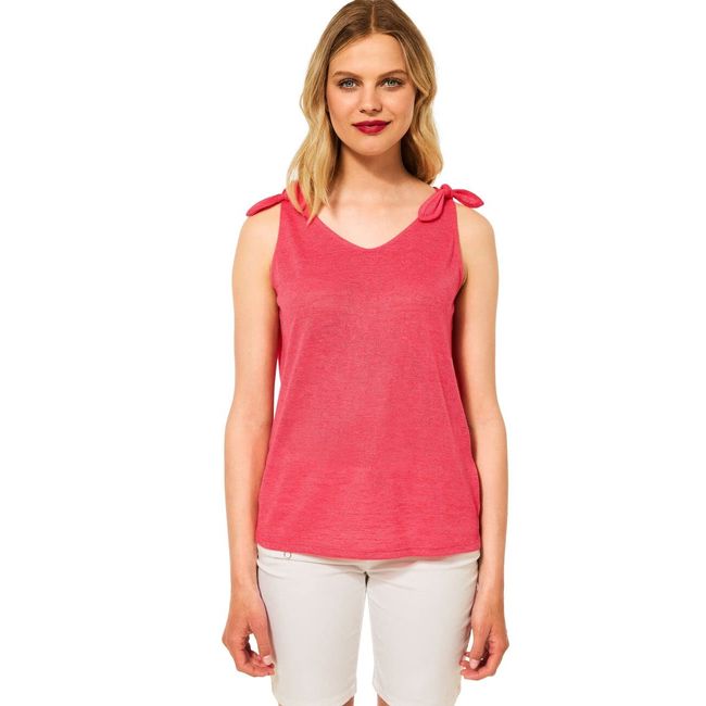 Street One Damen Sommertop A318125, Intense Coral, 38