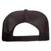 OTTO Polyester Foam Front 5 Panel High Crown Mesh Back Trucker Hat - Brown