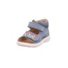 Superfit Mädchen Polly Sandale, Blau 8020, 21 EU Weit