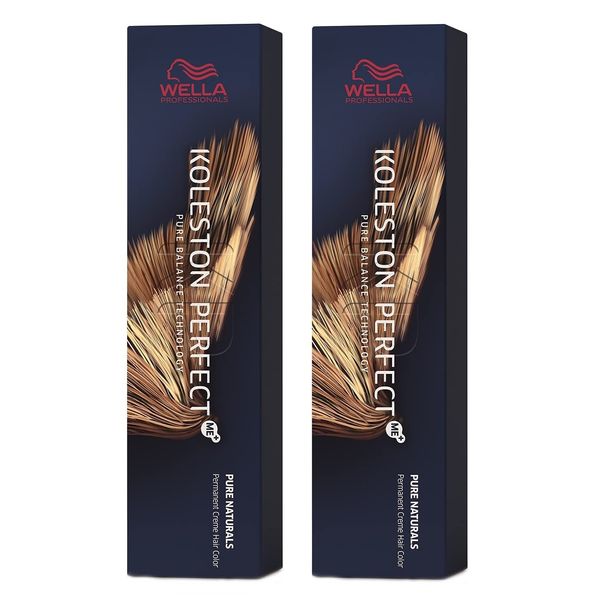 WELLA Koleston Perfect ME+ 2/8 Blue Black 60 ml Pack of 2