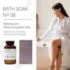 milk + honey Calming Bath Soak No. 8, with Lavender and Eucalyptus Oils, Moisturizing Bath Soak, Sea Salt and Epsom Salt Bath 10 oz