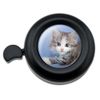 Tiny Kitty On Lavender Bicycle Handlebar Bike Bell