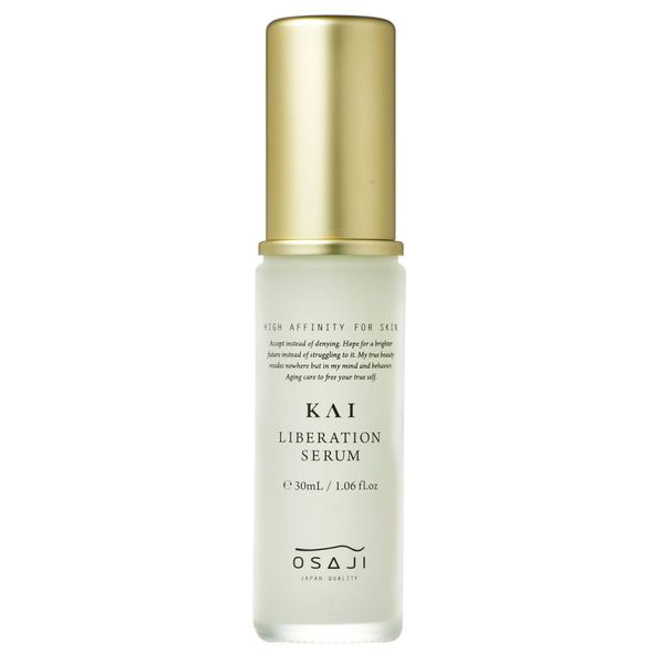 OSAJI KAI Relation Serum, Increases Skin Moisture Density, Prevents Skin Oxidation and Glycerization, Prevents Skin Rough Skin, For Ages, Sensitive Skin, Glycerin Rich Formula, Damask Rose and Jasmine Scent, 1.0 fl oz (30 ml)
