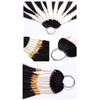 Feibin 100% Human Hair Extensions, Color, Practice, Hair Dye Practice, Hairdresser, Wig, Mannequin Head, Beauty Salon, Brown