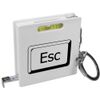Azeeda 'Keyboard Escape Key' Keyring Tape Measure/Spirit Level Tool (KM00043442)