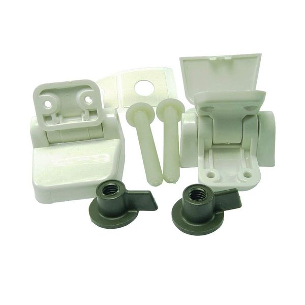 Jabsco 29098-2000, Hinge Set, Regular Size Wood Seat/Lid Assembly, One