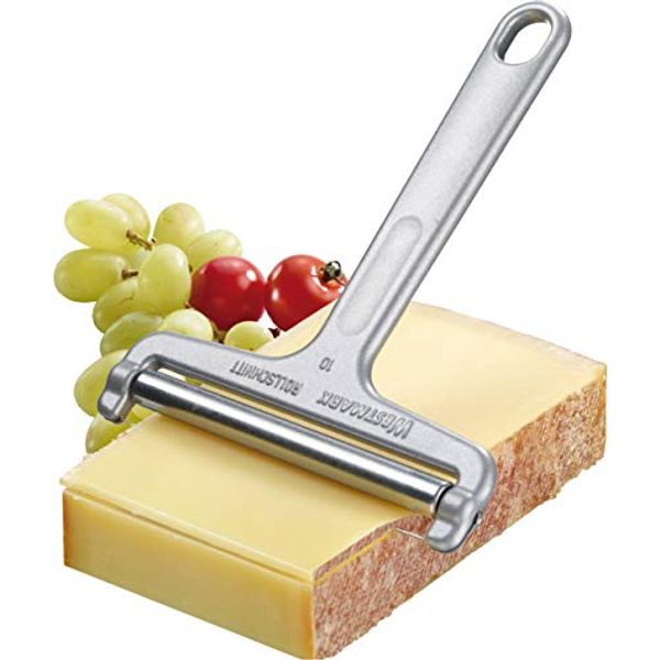 Westmark Germany Heavy Duty Stainless Steel Wire Cheese Slicer Angle Adjustable (Grey),7" x 3.9" x 0.2" -