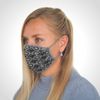 Pack of 5 solid knitted Face Mask two layers reusable washable bandanas