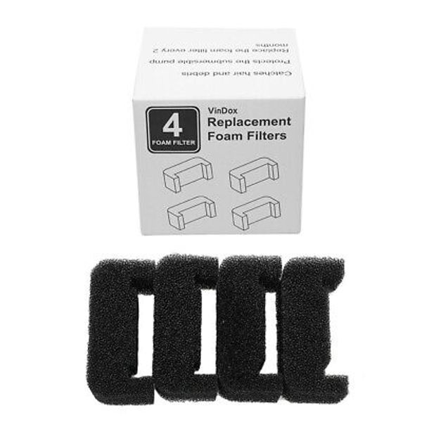 Cat Water Fountain Foam Filters 4pcs Sponge Filter Replacements for Pet Fountain