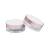 Sohynca 15g Clear Loose Powder Case Makeup Puff Box Travel Portable Powder Container Handmade Cosmetic Refill Container Small Container with Sponge Puff
