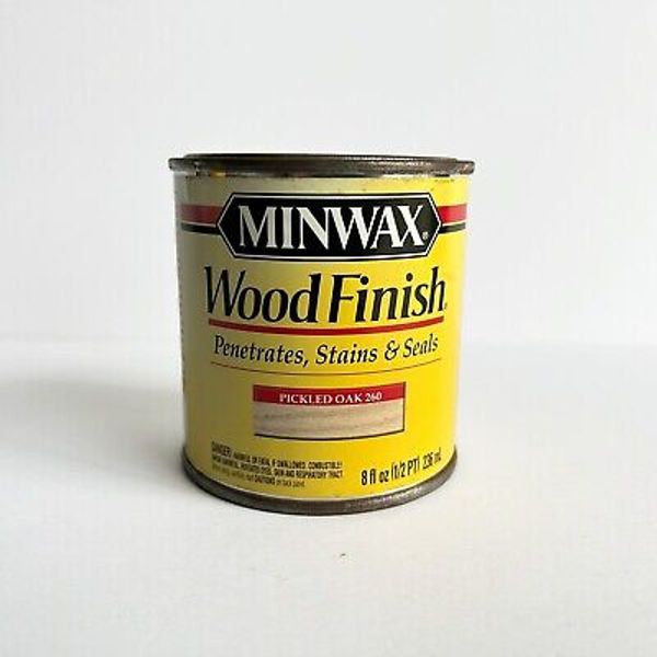 Minwax Pickled Oak 260 Wood Finish Oil-Based Wood Stain 1/2 Pint NEW 2009