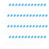 Healifty Sponges Cleaning Sponge Disposable Oral Care Sponge Swabs, 50pcs Tooth Cleaning Mouth Swabs (Blue) Cotton Swab