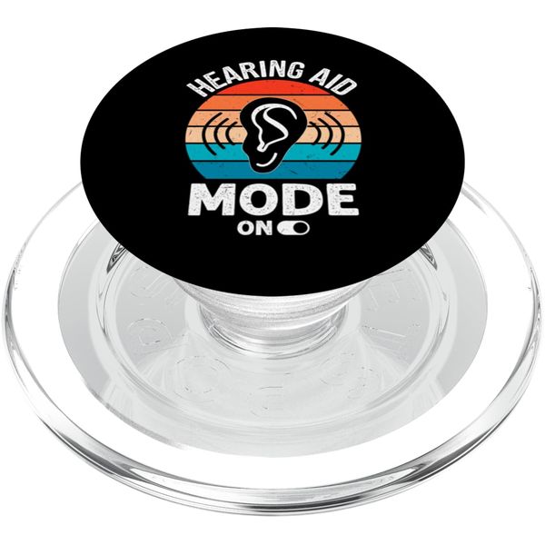 AuD Audiology Technician Design for Audiologists PopSockets PopGrip for MagSafe