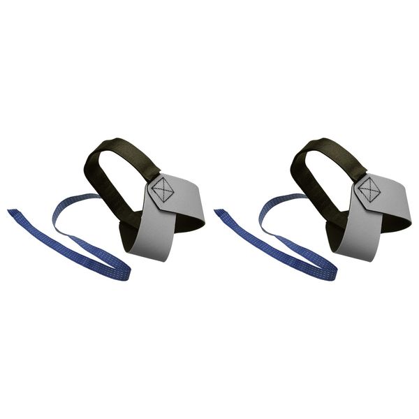 sourcing map 2pcs ESD Anti Static Foot Heel Straps Anti Static Wrist Strap Band Adjustable for Grounding Removing Static Grey