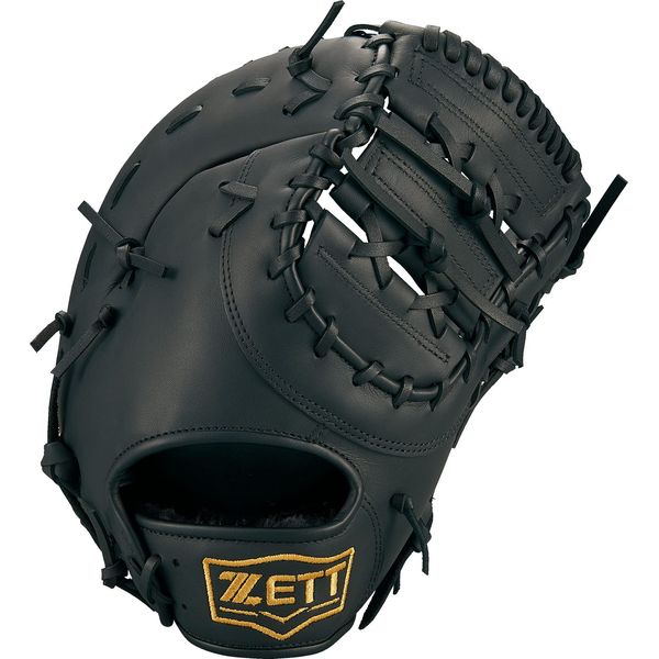 ZETT BSFB56923A Lightex Soft Baseball Catcher Mitt, Right Toss, Black (1900)