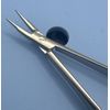Storz E3828 CW Barraquer Needle Holder 9mm Curved Delicate 5.2" Length w/ Lock