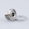AC PERFORMANCE M14x1.5 Metric Port Plug Hex Head Fitting Stainless Steel