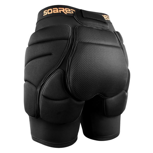 Soared 3D Protection Hip Butt XPE Padded Shorts for ski, ice Skating, Snowboarding, Skateboard for Men Women