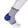 Champion Elastic Ankle Support Compression Sleeve, Gray, Medium