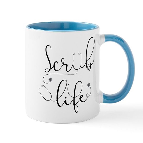 CafePress Scrub Life 11 oz (325 ml) Ceramic Coffee Mug