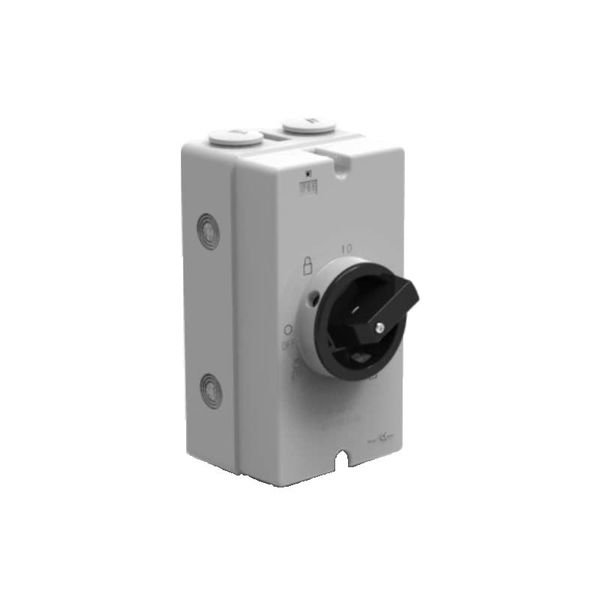 Hylec 16A 4 Pole Enclosed DC Isolator IP66 Solar PV DC Switch – DE1S.04.16DC
