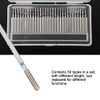 30Pcs/Set Nail Bit Cuticle Dead Skin Clean Nail Drill, Nail Files Manicure Tools, for Grinding, Polishing, Peeling, Drill