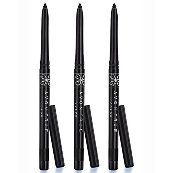 3 x Avon Glimmerstick Eyeliner in Blackest Black