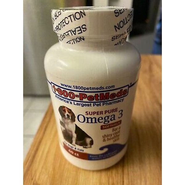 Pet vitamins super pure omega-3 softgels for dogs and cats.  **free gifts!!**