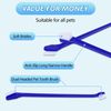 Best Dog Toothbrush & Toothpaste Kit - Natural Ingredients Reduce Plaque, Whiten