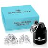 Eargasm Smaller Ears Earplugs - Transparent High Fidelity Filtered Noise Reducing Reusable Ear-Plugs for Kids, Women, Men - Hearing Protection for Motorcycles, Concerts, Festivals, Sporting Events