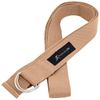 ProSource Yoga Strap with Metal D-Ring, Beige