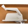 Right-Casement Window Awning Operator Crank-White-63.5-Handle-2 1/2" Link