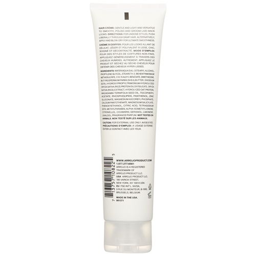 ARROJO Hair Creme with Macadamia Hair Products - Provides Essential Moisture & Silky Texture - Contains Shea Butter, Macadamia Seed Oil, Oat Protein & Vitamin B5 - Arrojo Hair Products